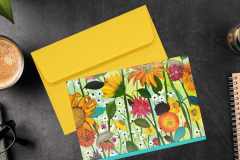 Sunflower Dreams Note Card - 1
